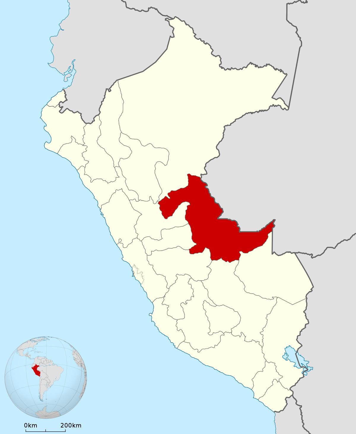 வரைபடம் pucallpa பெரு