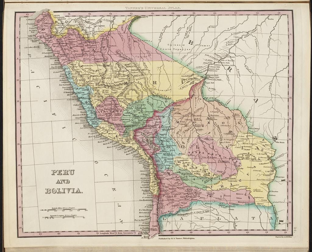 வரைபடம் பண்டைய பெரு 