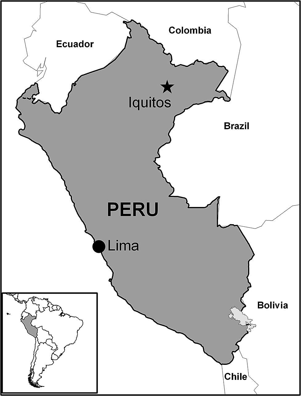 வரைபடம் iquitos பெரு